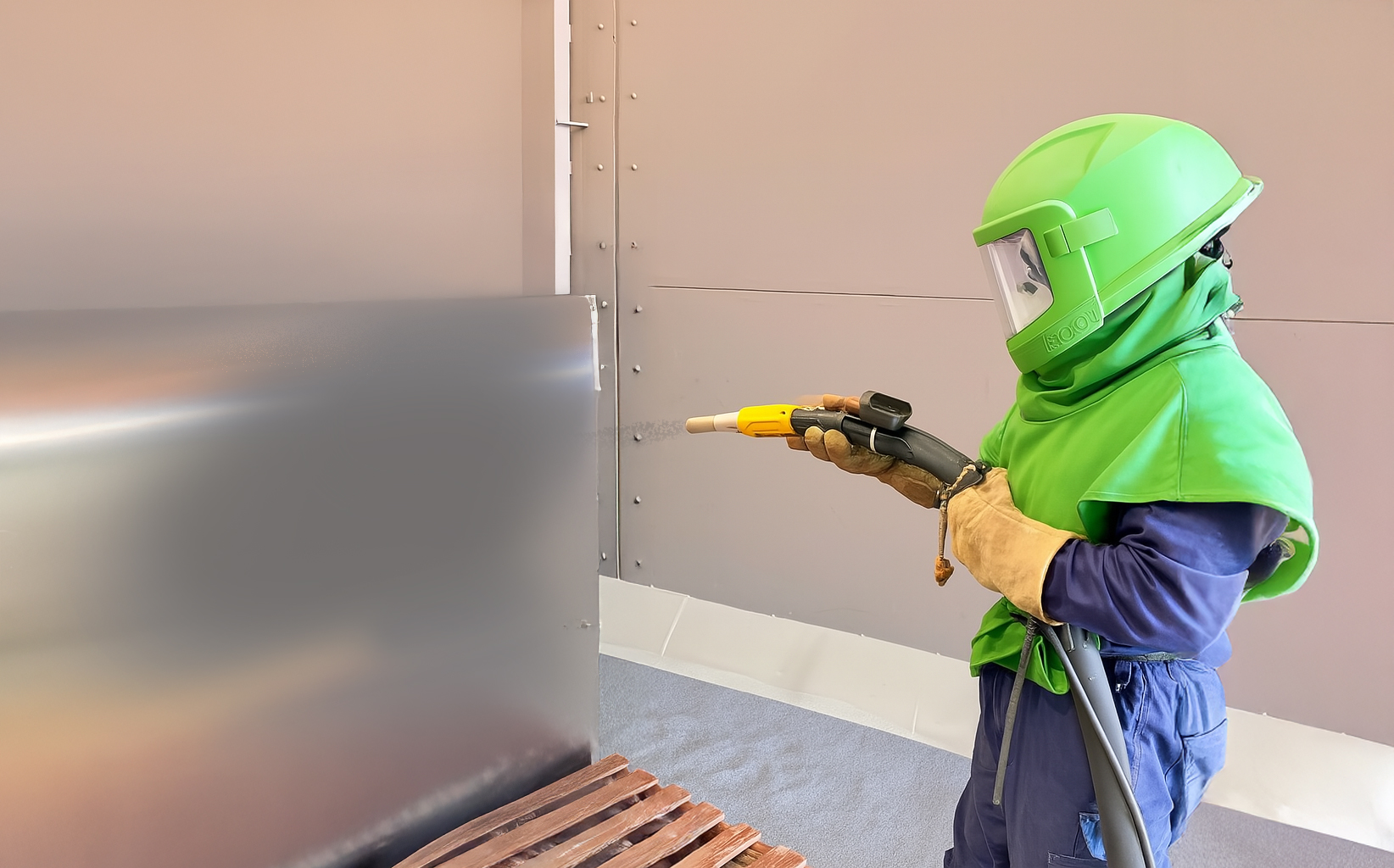 Blasting Paintwork
